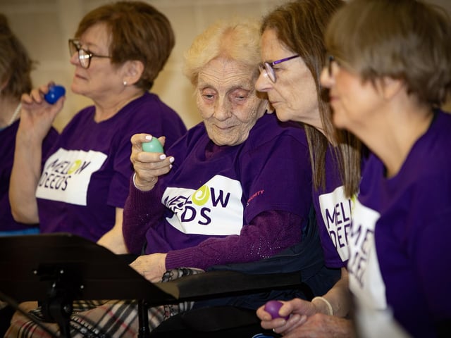 The Mellow DEEDS Choir performed magnificently at the City of Derry International Choir Festival as part of their community engagement programme and served up a musical feast alongside the renowned Chamber Choir of the University of Lisbon, Portugal, during Friday’s event in Creggan.