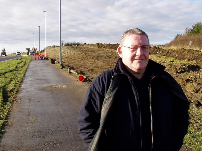 Tony Hassan on the Skeoge road.
