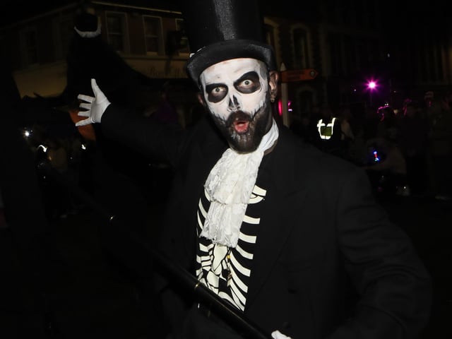 Awakening the Walled City Trail, celebrating the 40th anniversary of the Derry Halloween Festival. (Photo - Tom Heaney, nwpresspics)