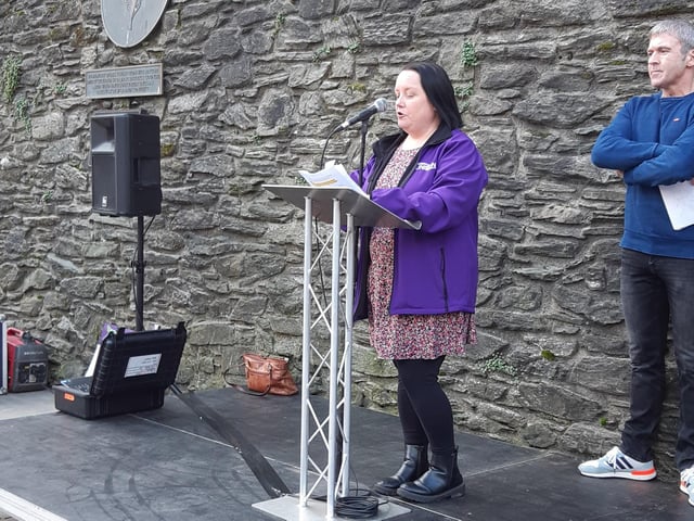 Caroline McDermott, Unison Derry Education branch committee.