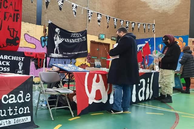 The Derry Anarchists' stall last year.