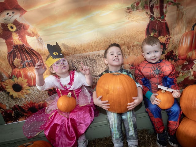 All dressed up Halloween style at CPTT (Creggan) during last week's celebrations.