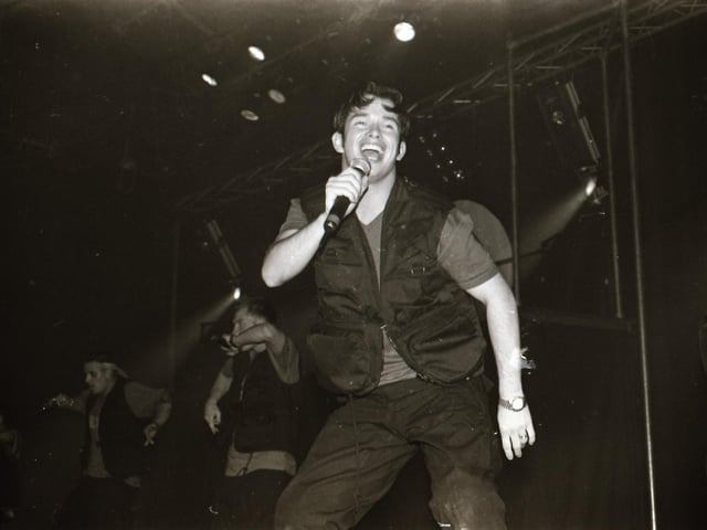 Boyzone performed at the Rialto Derry in July 1995.