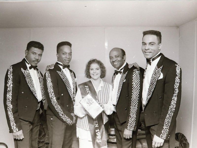 American legends The Drifters with the local Factory Queen at The Rialto.