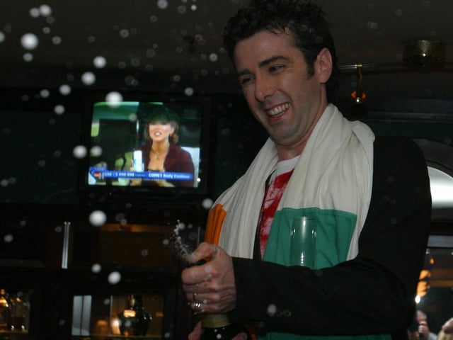 Donegal man Mickey Joe Harte competes in the Eurovision Song Contest in Riga with the song 'We've Got the World'