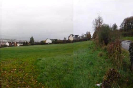 View of the site looking towards Oldbridge.