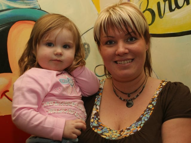 Ava Macrae with family celebrating her birthday back in 2005.