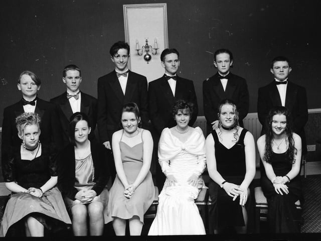 Attendees at the St. Brigid’s High School formal in February 1994