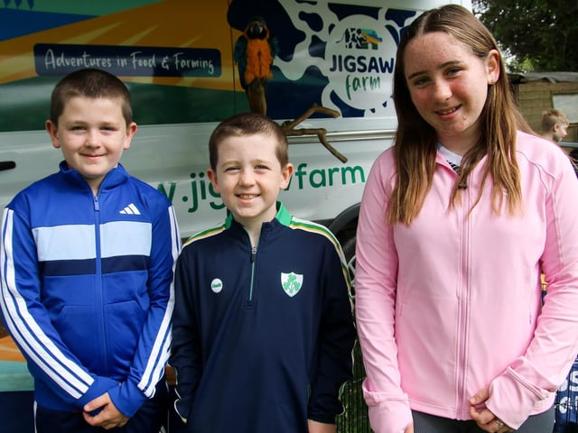 Reece, Riley and Ruby. (Photo - Deirdre Heaney, nwpresspics)