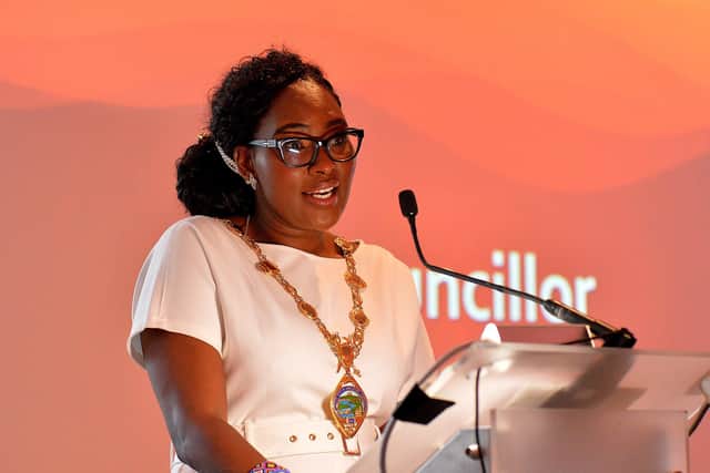 Mayor Lilian Seenoi Barr.