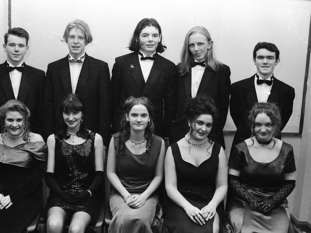 A group pictured at the St. Columb's College Formal.