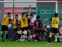 Derry City stopper Brian Maher makes a big save against Drogheda. Photograph by Kevin Moore.