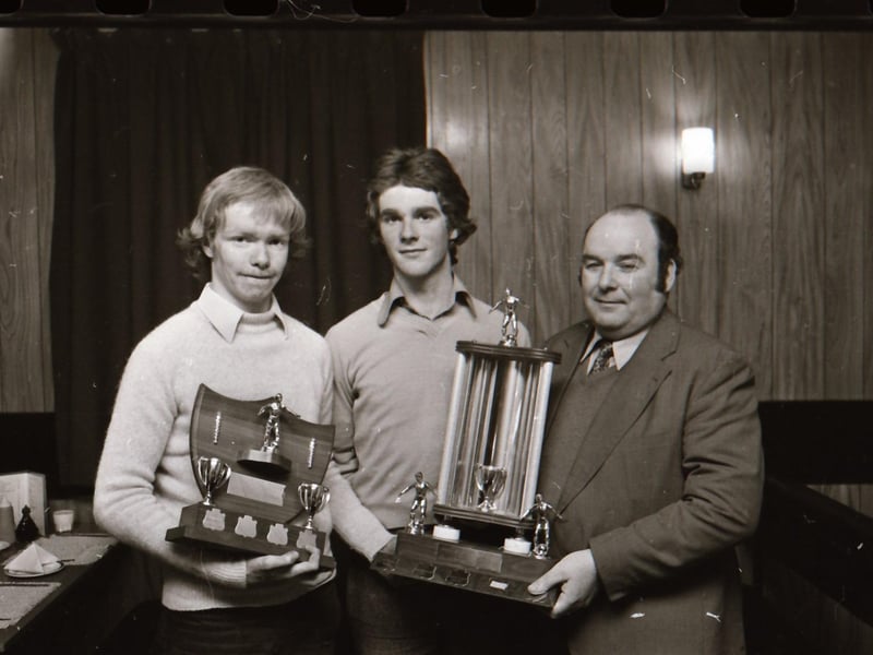 Award presentations in June 1975.