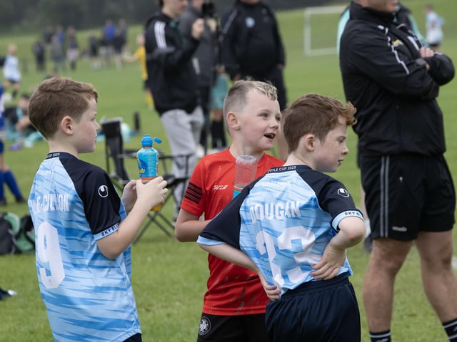 These youngsters take a break from the action at Templemore.