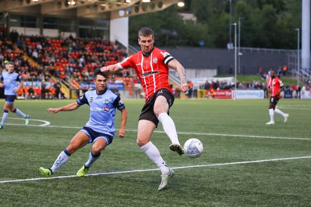 Derry City skipper Patrick McEleney played a key role in Derry's excellent second half performance against UCD.