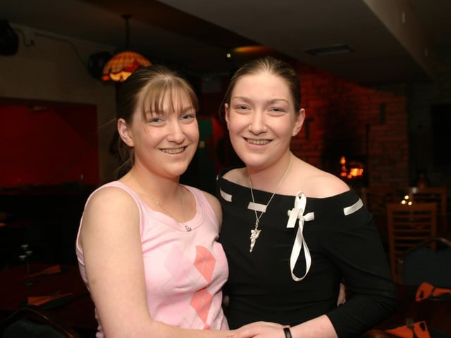 Derry people enjoying parties in 2004. Julie & Clare Wright