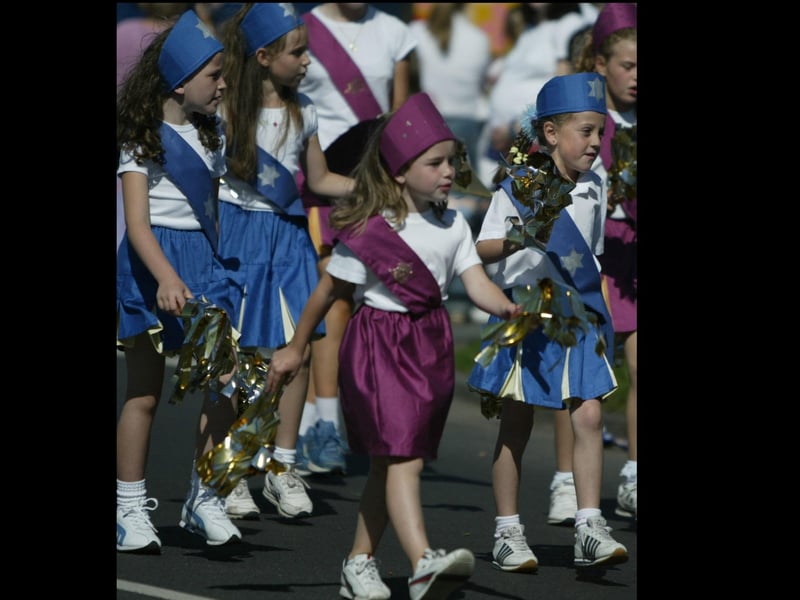 Little majorettes from Galliagh parading on sunday.  (2608JB54)