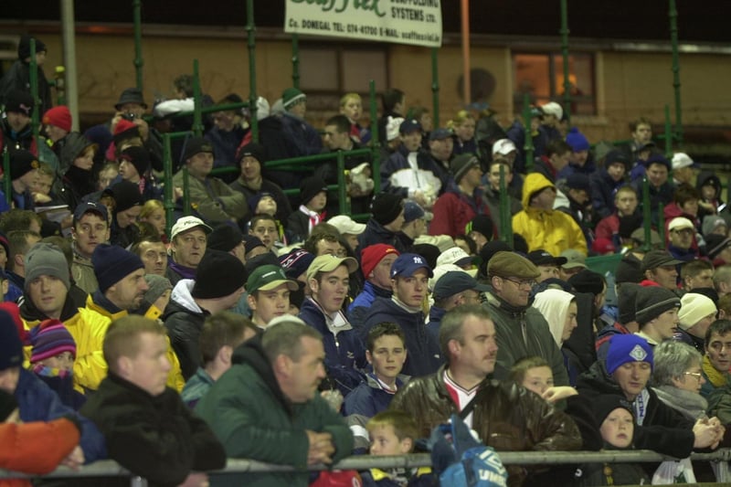 A section of the large attendance at the Derry City v Manchester United friendly.