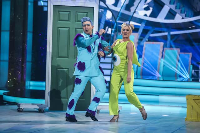 Broadcaster Carl Mullan with his Dance Partner Emily Barker during Dancing With The Stars Series 6 .
Pic : Kyran O’Brien/kobpix