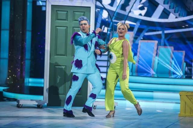 Broadcaster Carl Mullan with his Dance Partner Emily Barker during Dancing With The Stars Series 6 .
Pic : Kyran O’Brien/kobpix