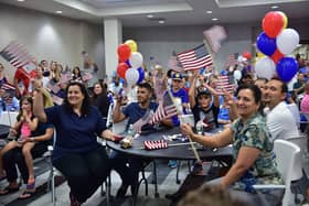 HERSHEY, PA - AUGUST 10:  The Hershey Company and its flagship brand, Hershey's, celebrates Team USA with the iconic American treat, S'mores, on National S'mores Day.   (Photo by Lisa Lake/Getty Images for Hershey)