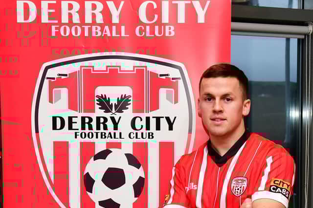 Derry City's Ben Doherty will have a short break now before linking up with the squad.