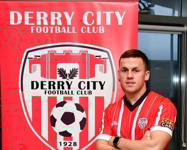 Derry City's Ben Doherty will have a short break now before linking up with the squad.