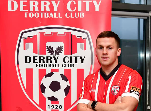 Derry City's Ben Doherty will have a short break now before linking up with the squad.