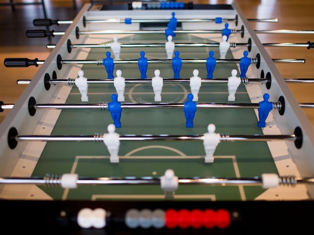 Foosball was a main present if you were lucky, and it guaranteed friends calling to your house to test their skills. (Photo by Gonzalo Arroyo Moreno/Getty Images)