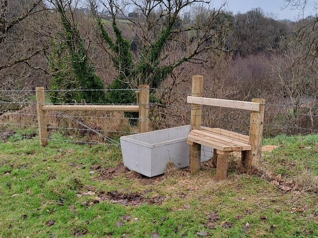 Access stiles and livestock gates were installed as part of the works.