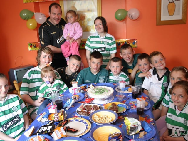 Party celebrations back in June 2004.