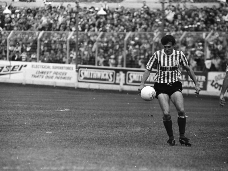 Derry City FC Home Shirt 1989-90 (Alex Krstić). Umbro.