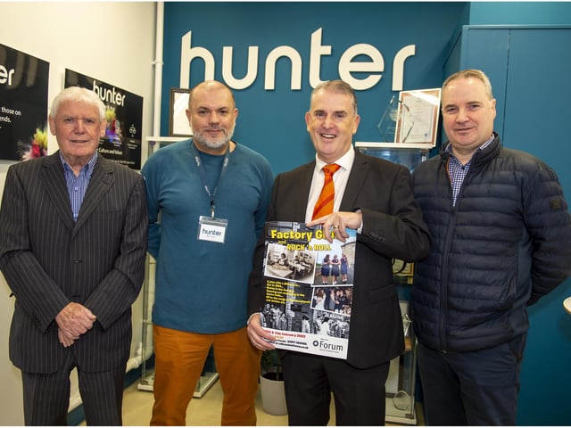 Writer, Willie Deery, Simon Hunter, Hunter Apparel Solutions Ltd, Martin Mullan, Producer and Roderick Canning, Director