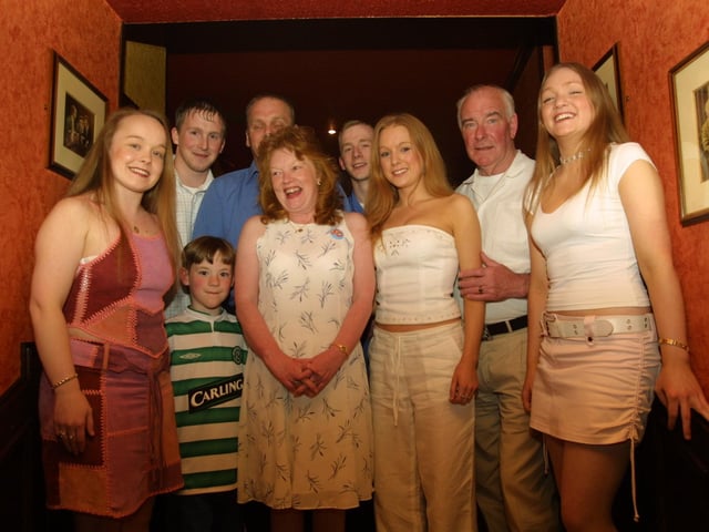 The Chambers family gather together to celebrate Mona's 50th birthday at the Ritz Bar.