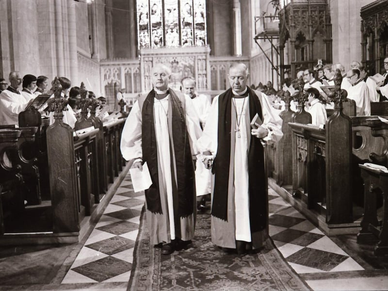 Consecration of the new Bishop of Derry & Raphoe, Robin Eames in Armagh.