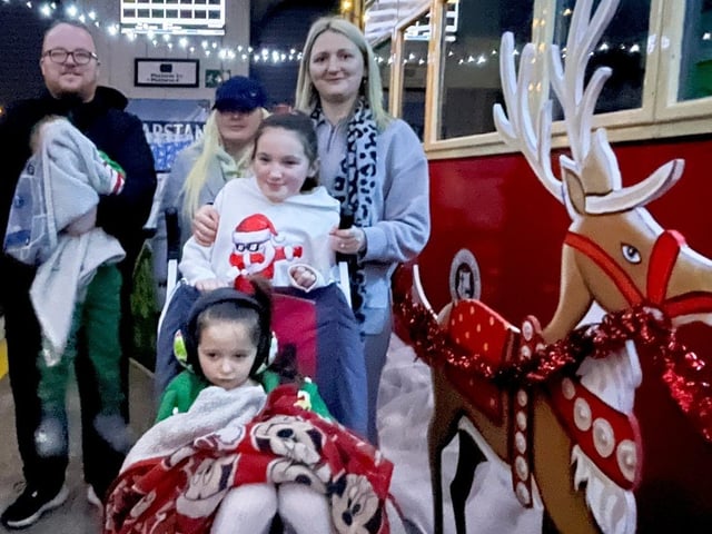 Visitors from the Western Trust's Children’s Disability Service enjoying an amazing Santa experience evening at Destined.