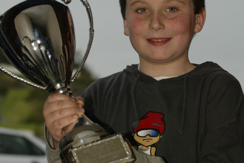 Aaron Deery winner of the English song 8 - 12 years.  Aaron is a pupil of the McGinley School of Music. (1305JB05)