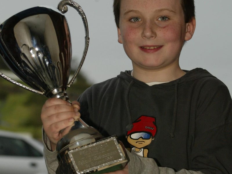 Aaron Deery winner of the English song 8 - 12 years.  Aaron is a pupil of the McGinley School of Music. (1305JB05)