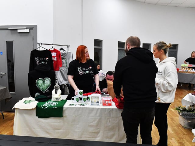 Lots of gifts were on sale at the Gasyard Christmas Craft Fair on Saturday afternoon. Photo: George Sweeney