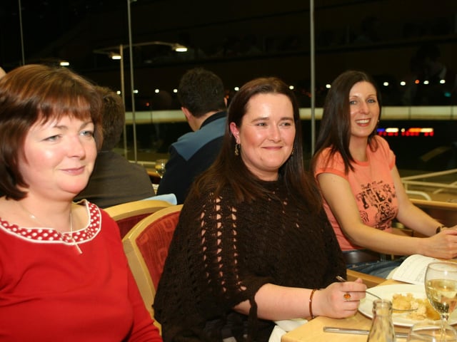 Derry and Donegal people enjoying the Lifford Races in February 2005.