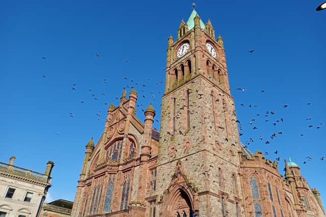 Derry's Guildhall. (Brendan McDaid / Derry Journal)