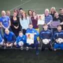 Group pictured at a previous Football vs Homophobia event DER3015MC063