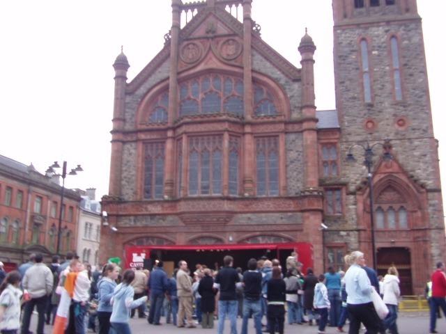 OLYMPUS DIGITAL CAMERA : Pictured are people enjoying the St Patrick's Day celebrations in Derry 20 years ago on March 17, 2005.