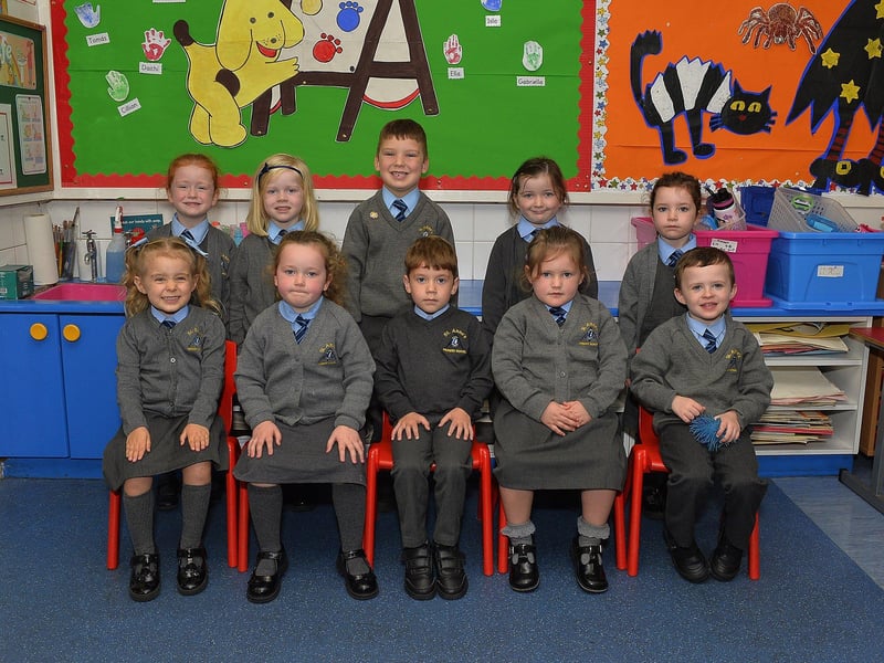 Mrs Doherty’s P1 class at St Anne’s Primary School.