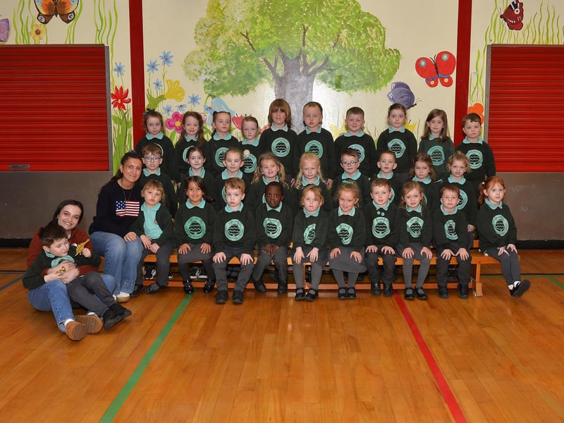 Mrs Veevers P1 class at Oakgrove Integrated Primary School.