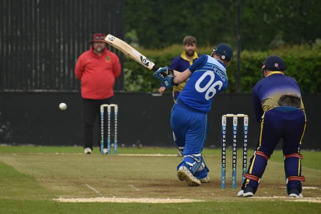 Swung away by John McGettigan as Burndennett chase late runs against Laois.