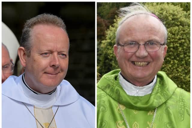 Archbishop Eamon Martin, left, and Bishop of Derry, Donal McKeown have warmly welcomed the appointment.