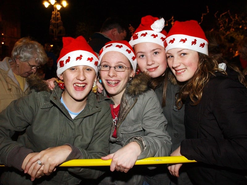 Derry's Christmas light switch-on in November 2003