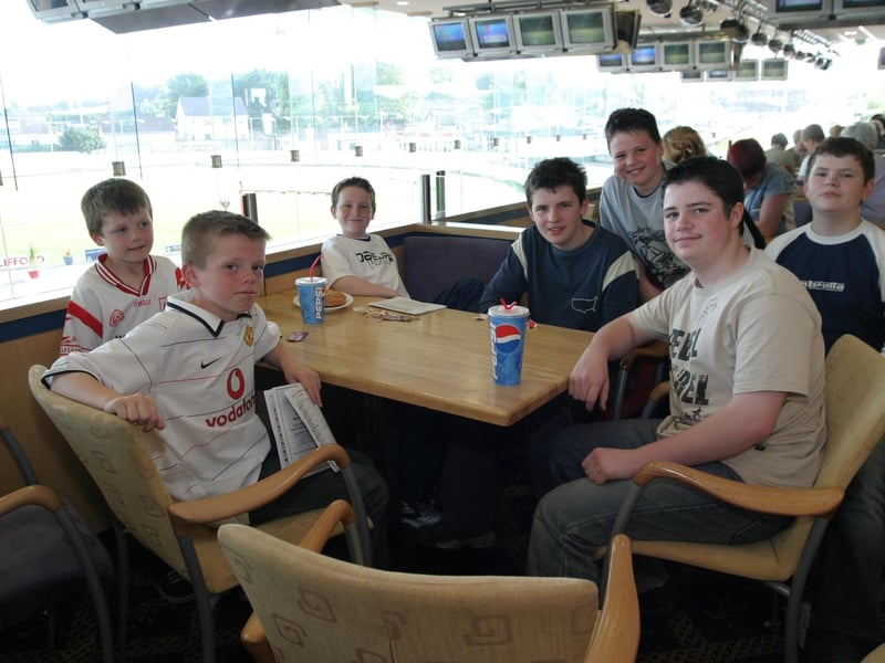 A night out at the Lifford dog track in July 2004.
