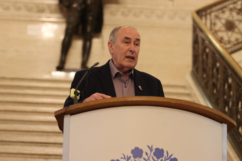 Mitchel McLaughlin at Stormont.